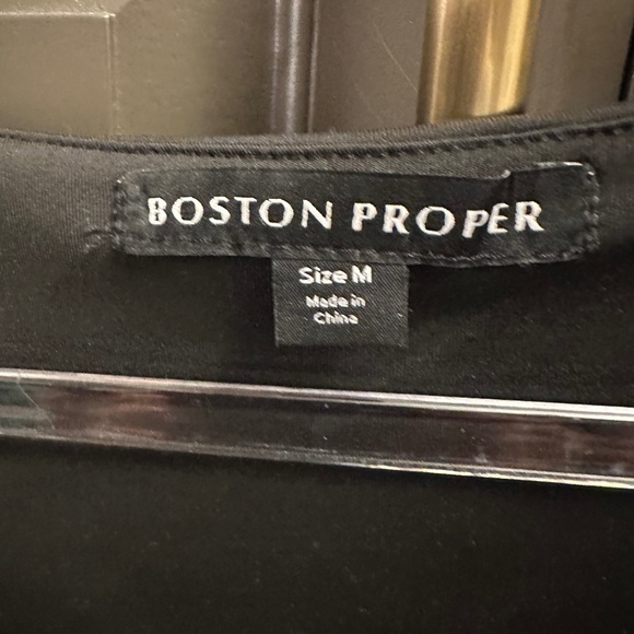 Boston Proper-So Modern Scoop Neck Tank-Size M Black - Picture 5 of 8